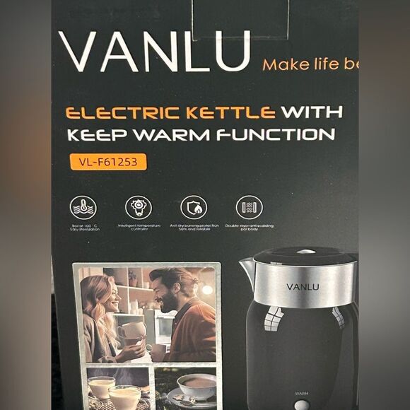Vanlu Electric Kettle - Keep Warm Function - NIB - Picture 2 of 5